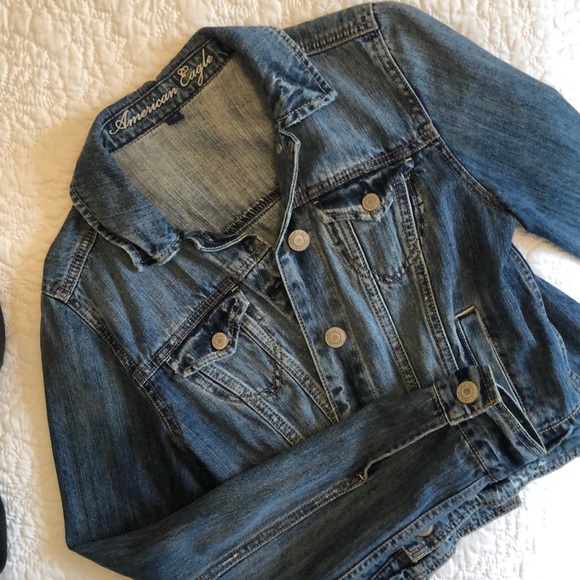American Eagle Outfitters Rustic Jean Jacket